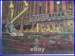 Grateful Dead Poster Vintage 1980 Radio City Music Hall NYC Halloween D. Larkins