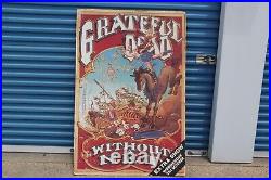 Grateful Dead Promo Poster Large Concert Promo For Without A Net Promotional