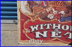 Grateful Dead Promo Poster Large Concert Promo For Without A Net Promotional