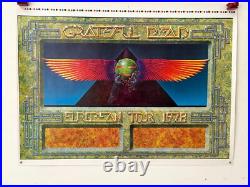 Grateful Dead Proof for European Tour Concert Poster 1978 Original