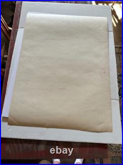 Grateful Dead Proof for European Tour Concert Poster 1978 Original