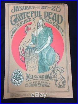 Grateful Dead Quicksilver Avalon Ballroom January 27-28 San Francisco