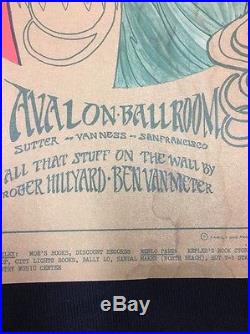 Grateful Dead Quicksilver Avalon Ballroom January 27-28 San Francisco