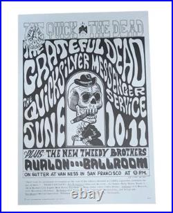 Grateful Dead Quicksilver FD12-2 Family Dog Avalon Ballroom Poster 2nd Printing