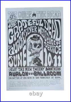 Grateful Dead Quicksilver FD12-2 Family Dog Avalon Ballroom Poster 2nd Printing