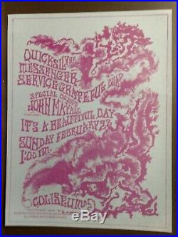 Grateful Dead, Quicksilver, John Mayall, IABD. Houston, 2/22/70. HB NM+