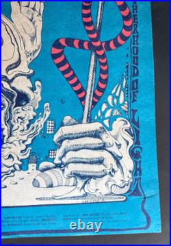 Grateful Dead Quicksilver Linn County Fillmore Concert Poster 1968 BG 144-1