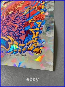 Grateful Dead ROSE FOIL Poster 1970 Capitol Theatre x/20 ZazzCorp Original GDP