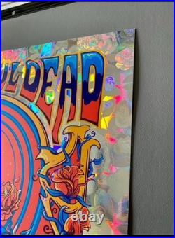 Grateful Dead ROSE FOIL Poster 1970 Capitol Theatre x/20 ZazzCorp Original GDP