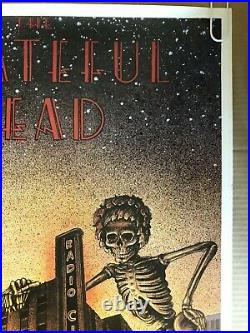 Grateful Dead Radio City Music Hall Vintage Poster New York City 1980 Pinup 80s