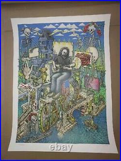 Grateful Dead Ramble on Rose Garcia Welker Bottlebeck print poster not Sphere