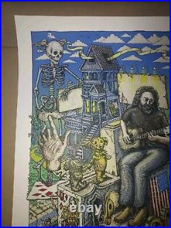 Grateful Dead Ramble on Rose Garcia Welker Bottlebeck print poster not Sphere