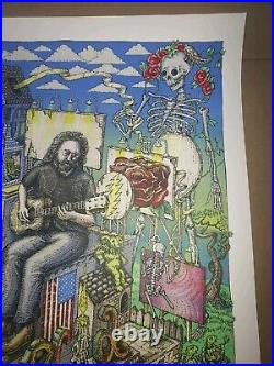 Grateful Dead Ramble on Rose Garcia Welker Bottlebeck print poster not Sphere