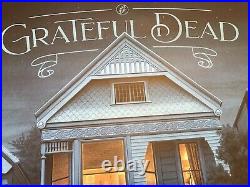 Grateful Dead Rare Poster 710 Ashbury Nicholas Moegly Jerry Garcia #204/225