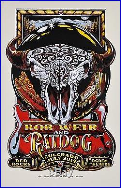 Grateful Dead RatDog Bob Weir Original Poster Artwork by AJ Masthay. Beauty