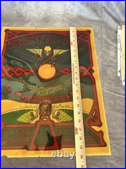 Grateful Dead Reverse Painted Prison Art, Griffen Style Hawaiian Poster Orig