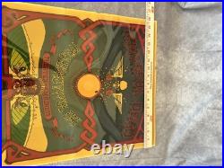 Grateful Dead Reverse Painted Prison Art, Griffen Style Hawaiian Poster Orig