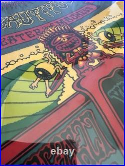 Grateful Dead Reverse Painted Prison Art, Griffen Style Hawaiian Poster Orig