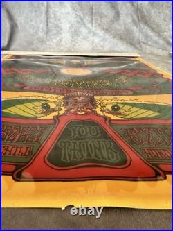 Grateful Dead Reverse Painted Prison Art, Griffen Style Hawaiian Poster Orig