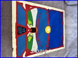 Grateful Dead Reverse Painted Prison Art, Griffen Style Hawaiian Poster Orig