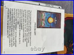 Grateful Dead Reverse Painted Prison Art, Griffen Style Hawaiian Poster Orig