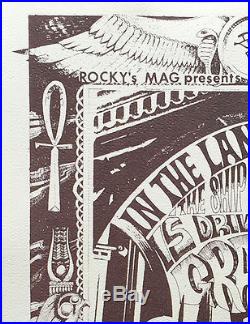 Grateful Dead Rick Griffin Marigold Fresno Fillmore-Era Concert Handbill Flyer