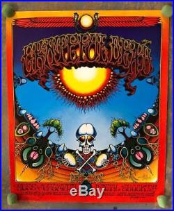 Grateful Dead Rick Griffin Signed Aoxomoxoa 1969 Avalon Concert Poster 2nd