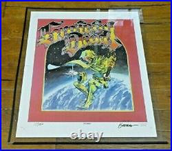 Grateful Dead Rock Poster Kronin Signed #17 of 150 Poster Size 23 x 29