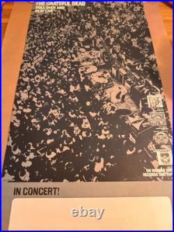 Grateful Dead Roll Over And Play Live 1969 Tour Promo Poster