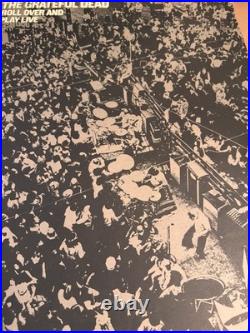 Grateful Dead Roll Over And Play Live 1969 Tour Promo Poster