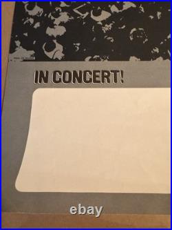 Grateful Dead Roll Over And Play Live 1969 Tour Promo Poster