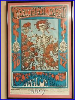 Grateful Dead SKELETON & ROSES FD-26 Avalon Ballroom Poster Signed 3rd Print
