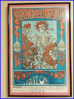 Grateful Dead SKELETON & ROSES FD-26 Avalon Ballroom Poster Signed 3rd Print