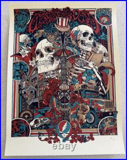 Grateful Dead SOLD OUT Poster Tyler Stout Official Limited /350 Jerry Garcia