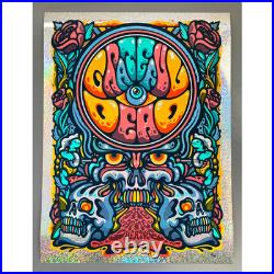 Grateful Dead SPECKLE FOIL Poster 1970 Capitol Theatre x/85 Millward Original