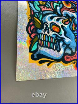 Grateful Dead SPECKLE FOIL Poster 1970 Capitol Theatre x/85 Millward Original