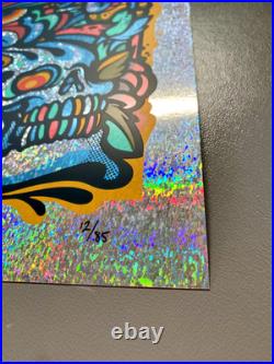 Grateful Dead SPECKLE FOIL Poster 1970 Capitol Theatre x/85 Millward Original