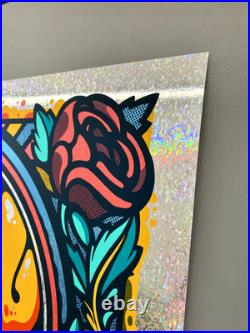 Grateful Dead SPECKLE FOIL Poster 1970 Capitol Theatre x/85 Millward Original