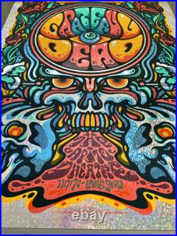 Grateful Dead SPECKLE FOIL Poster 1970 Capitol Theatre x/85 Millward Original Grateful Dead SPECKLE FOIL Poster 1970 Capitol Theatre x/85 Millward Original