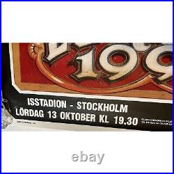 Grateful Dead STOCKHOLM 1990 Europe Tour Poster 24.5 x 37 Rick Griffin Art BMG