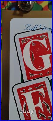 Grateful Dead Santana BGP41 Bill Graham Presents Las Vegas 1991 Poster Grateful Dead Santana BGP41 Bill Graham Presents Las Vegas 1991 Poster