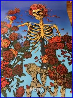 Grateful Dead Skeleton Poster Print Art Signed Stanley Mouse