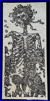 Grateful Dead Skeleton and Roses Print THE SEVEN S/N #44/57 Jon Rose Phish