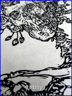 Grateful Dead Skeleton and Roses Print THE SEVEN S/N #44/57 Jon Rose Phish