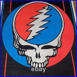 Grateful Dead Skull Logo Classic Original Vintage Black Light Poster 1976