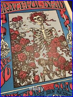 Grateful Dead Skull & Roses Family Dog Fd-26 Original Iconic Concert Poster Nr