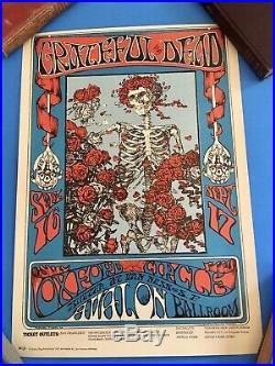 Grateful Dead Skull & Roses Fd-26(3) Bindweed Original Iconic Concert Poster Nm