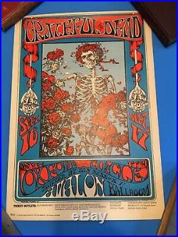 Grateful Dead Skull & Roses Fd-26(3) Bindweed Original Iconic Concert Poster Nm