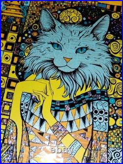 Grateful Dead Sparkle Foil Todd Slater AP Klimt Art China Cat Poster Gig Print