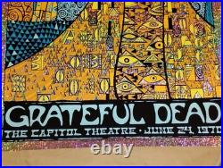 Grateful Dead Sparkle Foil Todd Slater AP Klimt Art China Cat Poster Gig Print